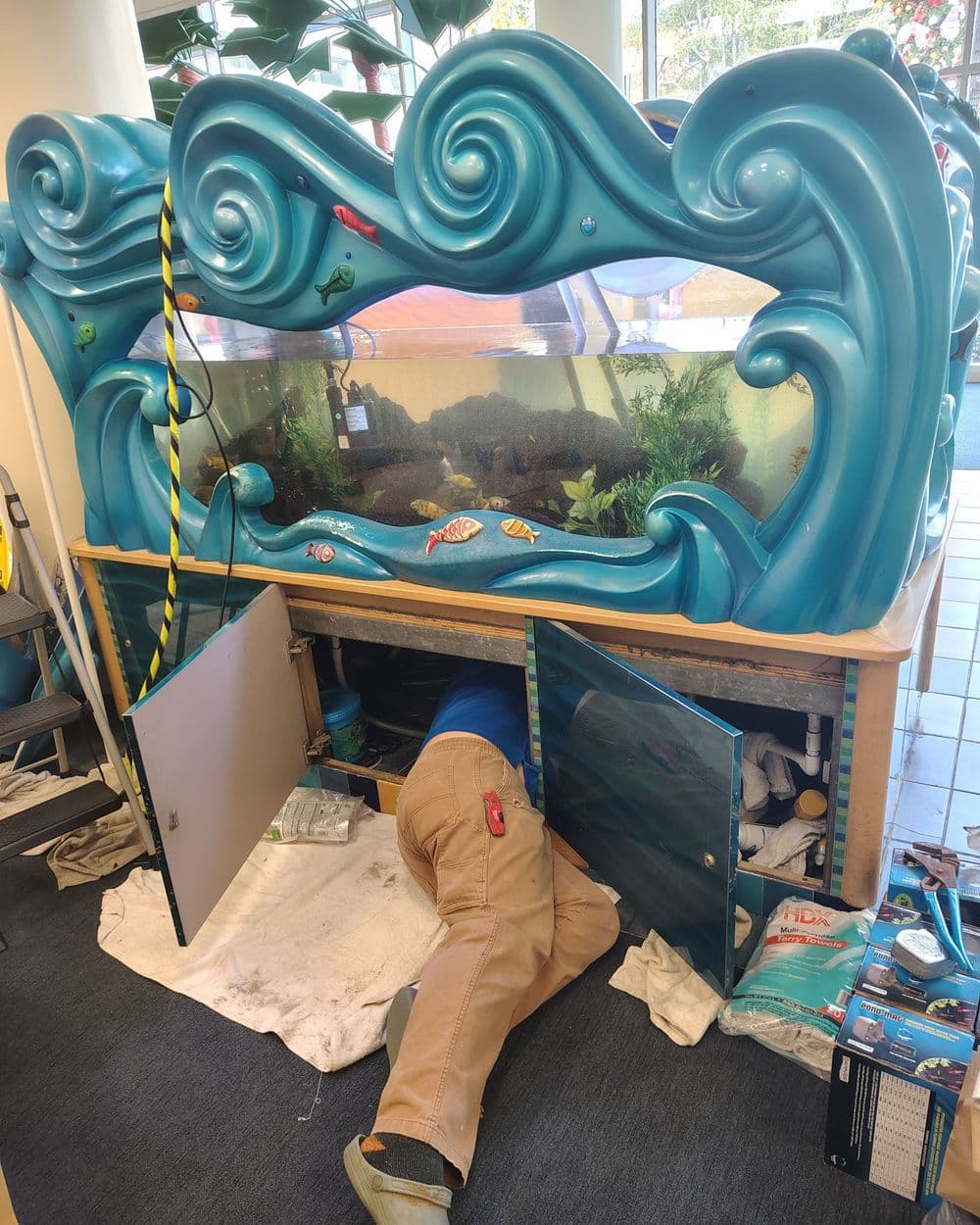 Gallery photos for Expert Pump Repair for the Children's Hospital Aquarium in Hollywood: Image #2